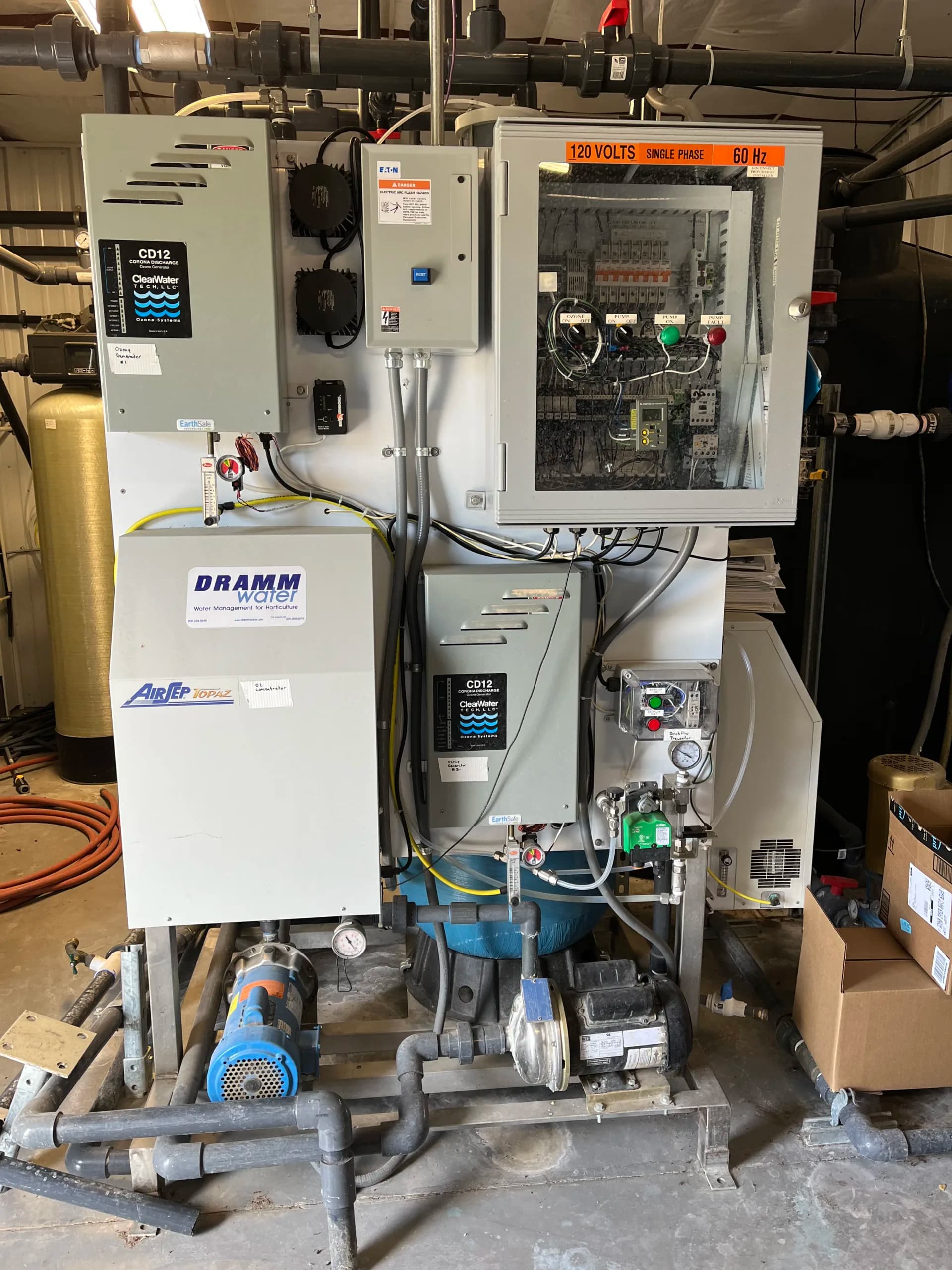 Dramm Water Ozonating Skid with Additional Equipment