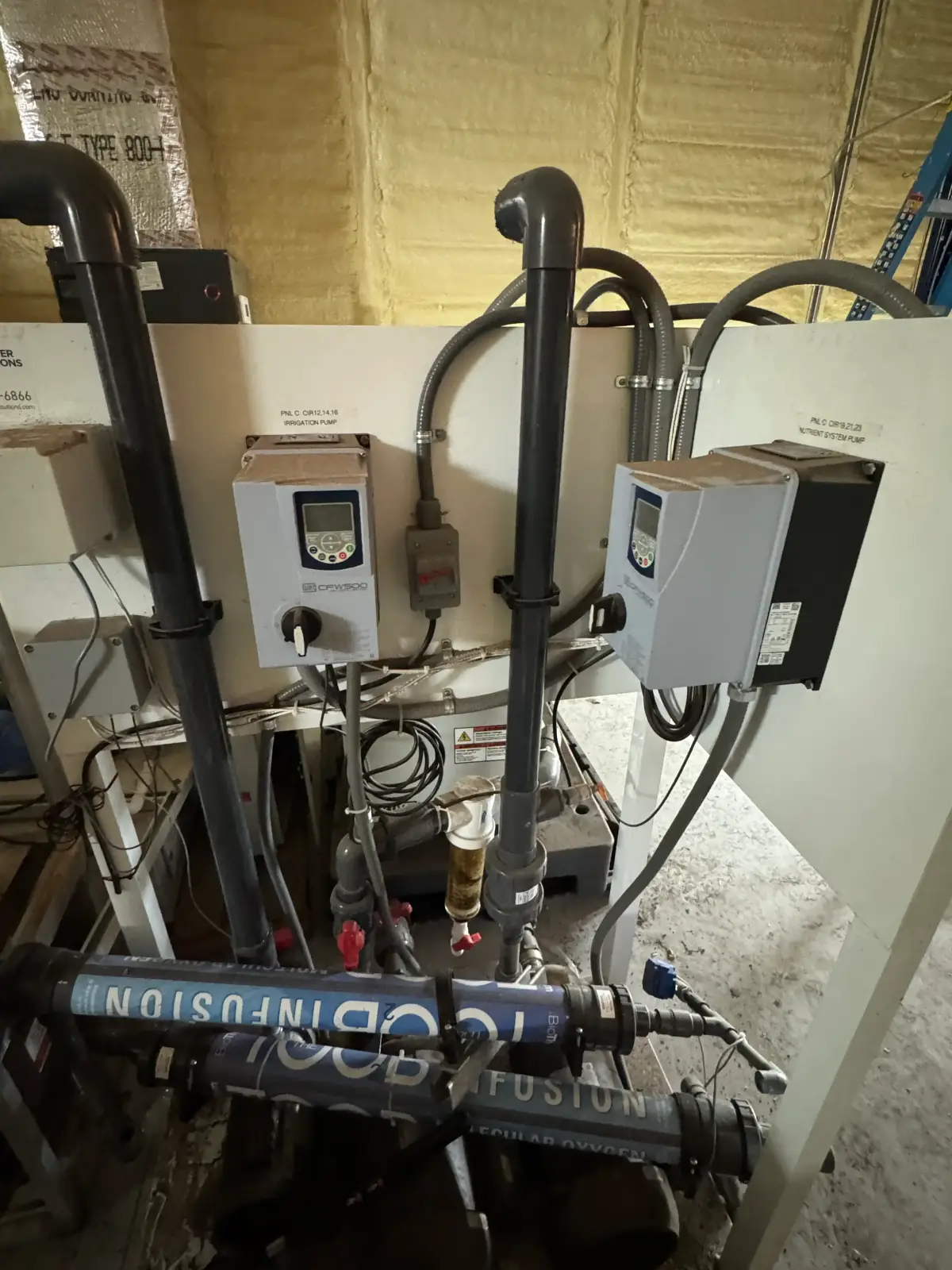 Pre-Plumbed & Pre-Wired Irrigation Zone Skid — Complete Fertigation System on Skid-Mounted Frame
