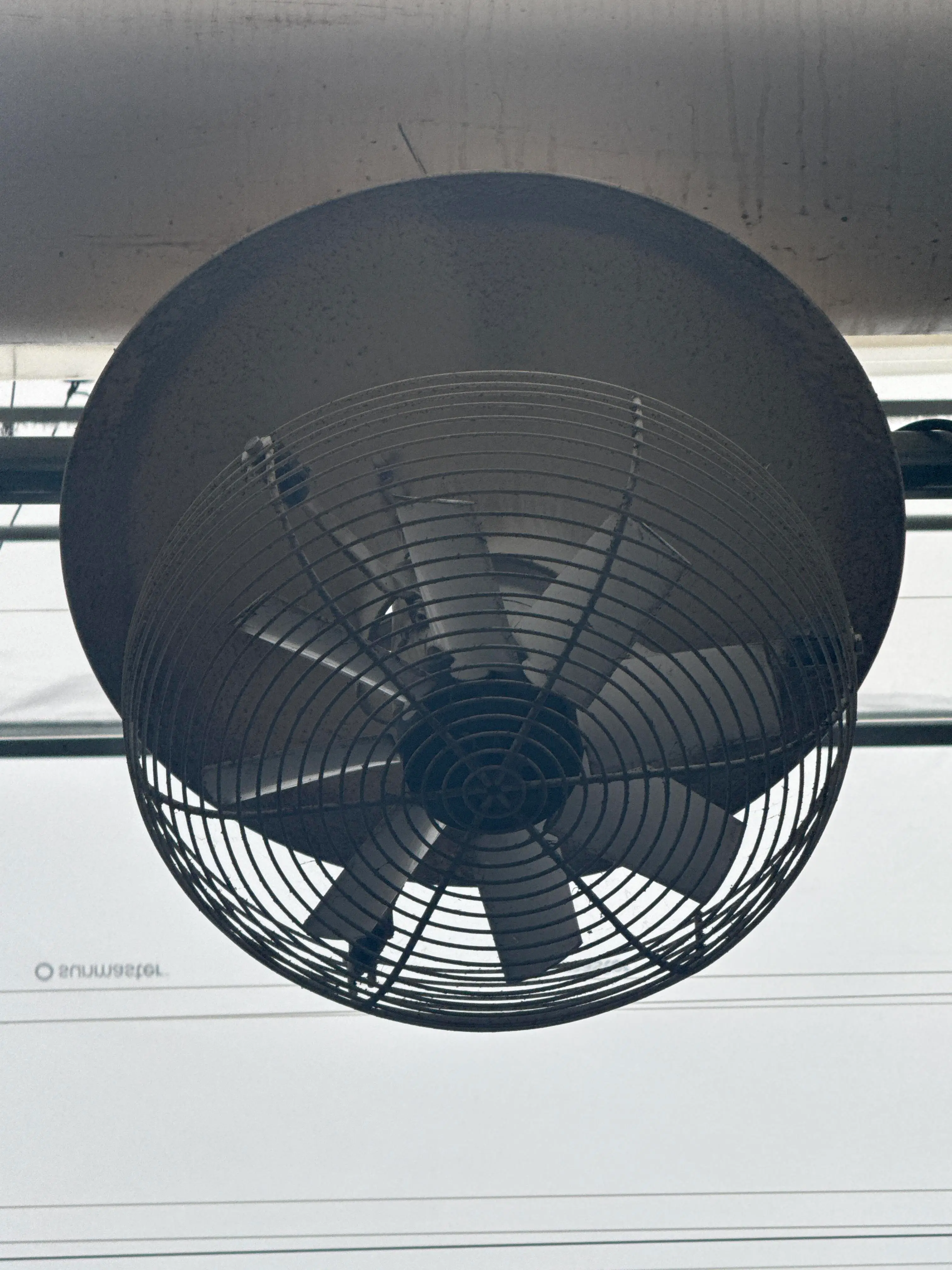 Package of 8 Greenhouse Ceiling Circulation Fans with Reflective Hoods