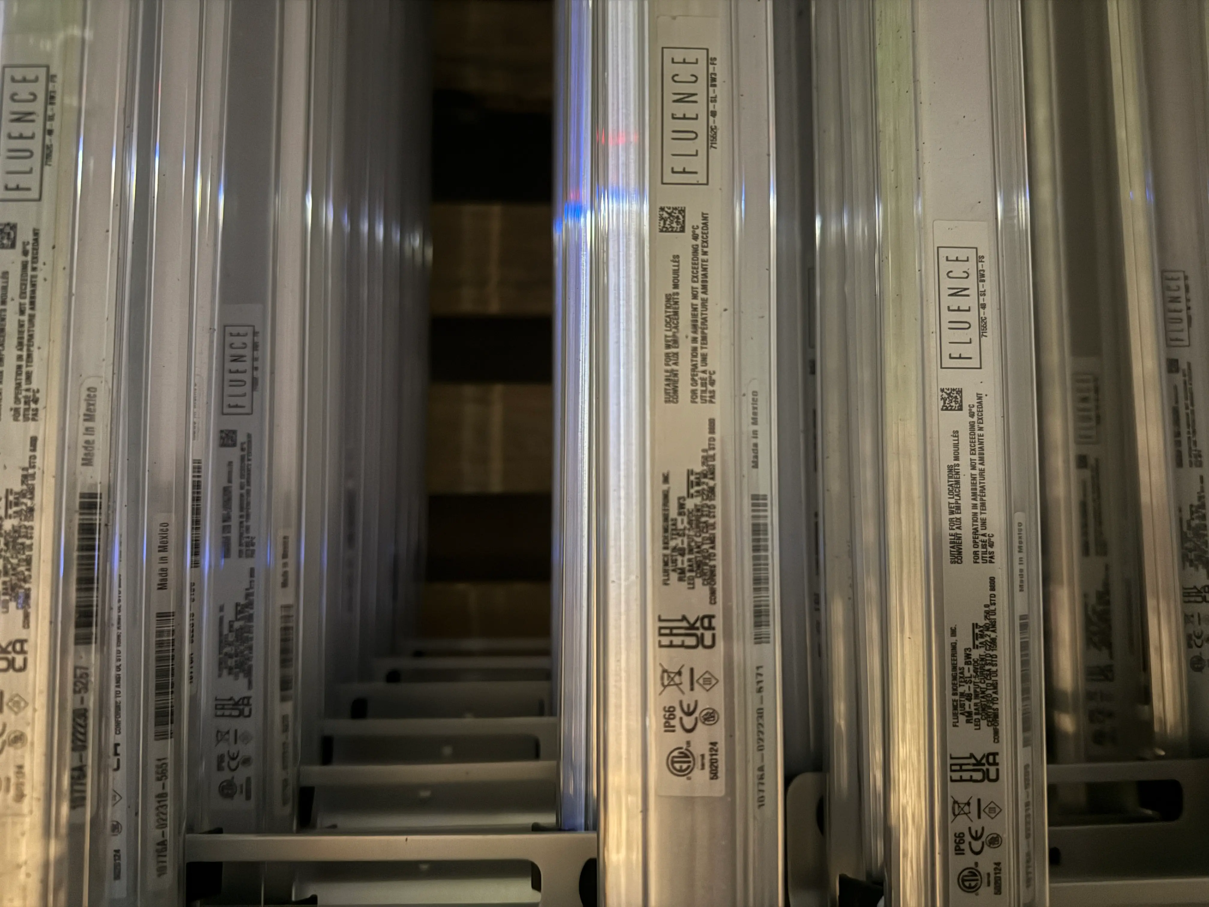 Lot of 500 - Fluence RAZR 4-Bar LED Grow Lights - Commercial Vertical Farming