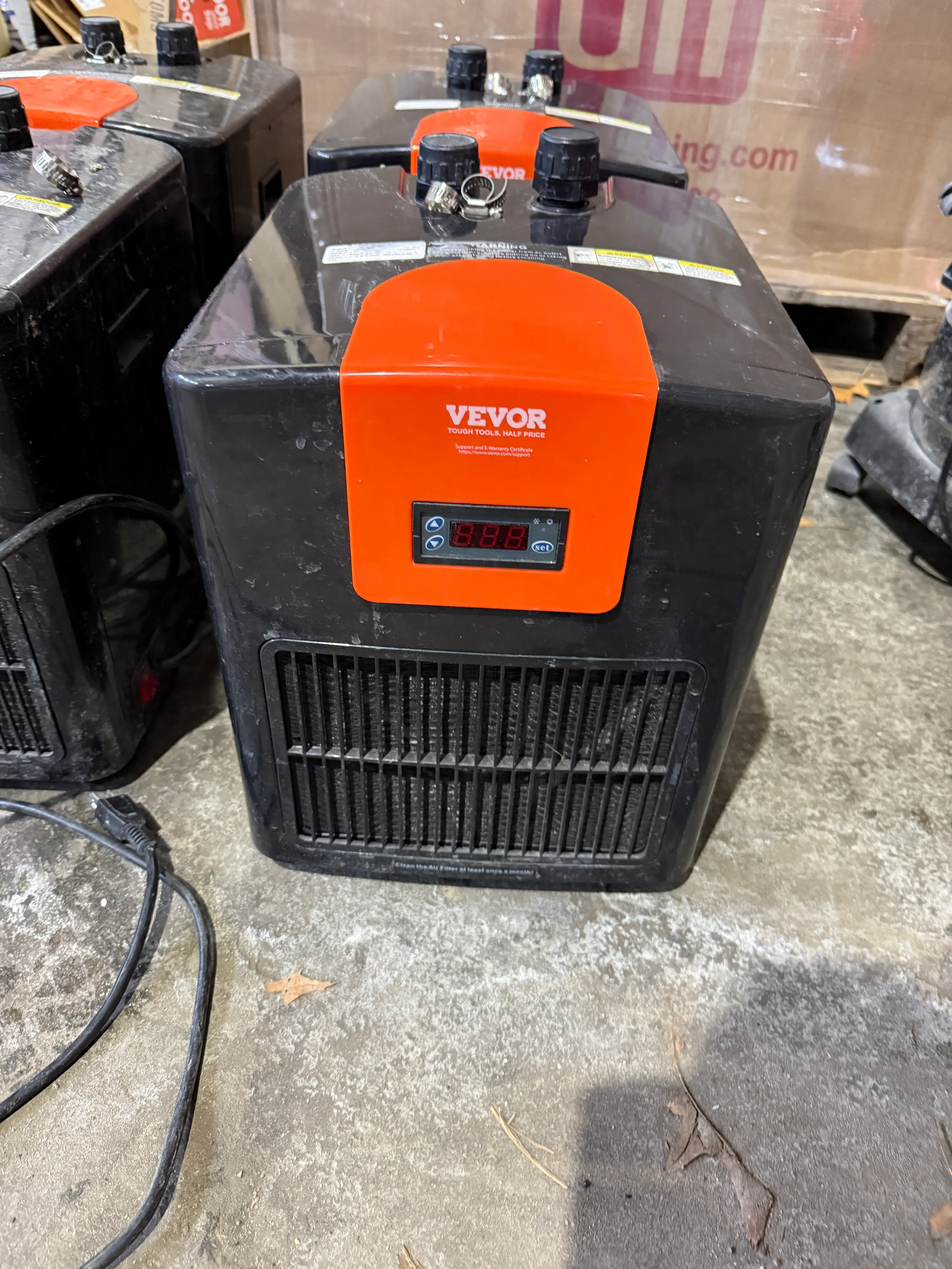 VEVOR Water Chillers for Hydroponics or Process Cooling Lot of 4
