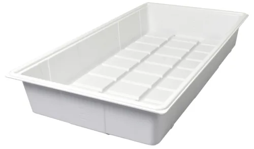 2000 Count 2x4 Active Aqua Premium White Flood Trays - Brand New
