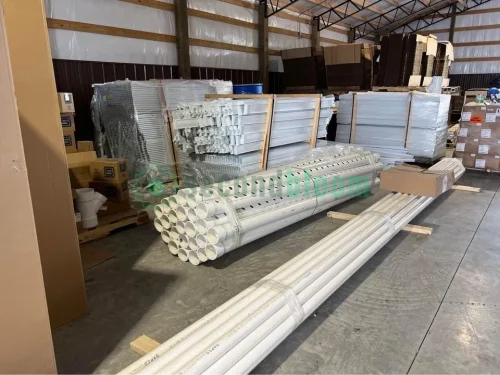 Complete hydroponic system with water wall cooling from SecondBloom Auctions, featuring over 2,000 plant capacity, ideal for controlled environment agriculture.
