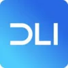 DLI logo featuring stylized lettering with a design, symbolizing Dutch Lighting Innovations' focus on horticultural lighting solutions.