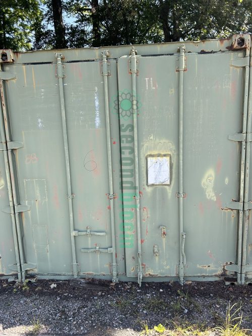 End View of 40' Shipping Container at Secondbloom Auctions
