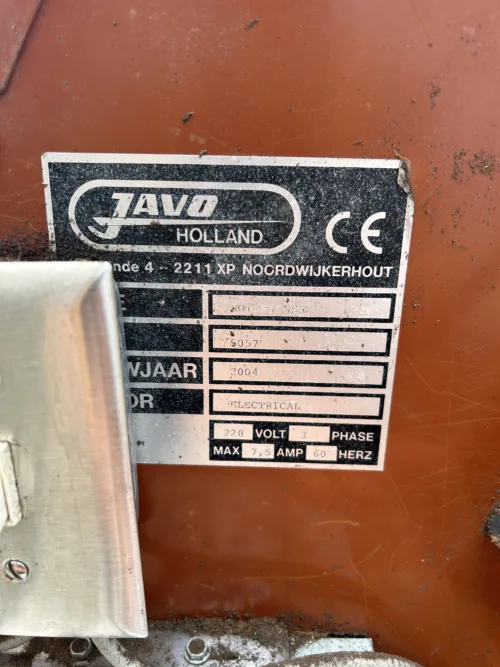 Used Javo Roto Fill tray filling machine