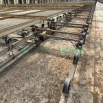 Transit Line for Movable Trays in Greenhouse 25A