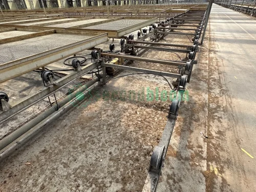 Transit Line for Movable Trays in Greenhouse 25A