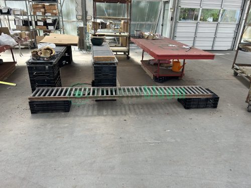 WHITE'S AUCTION LOT 239 - Durable Gravity Roller Conveyor Sections - 10 ft Length - Image 2