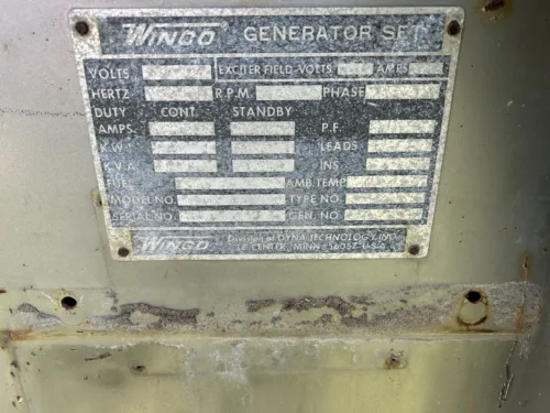 Winco Power Systems Generator