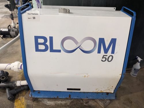 Nano bubble system Moleaer Bloom 50 in a vertical farm