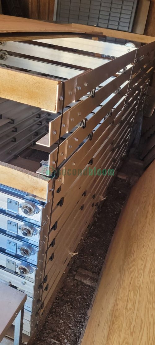 PIPP Rack System Frames and Components in Storage