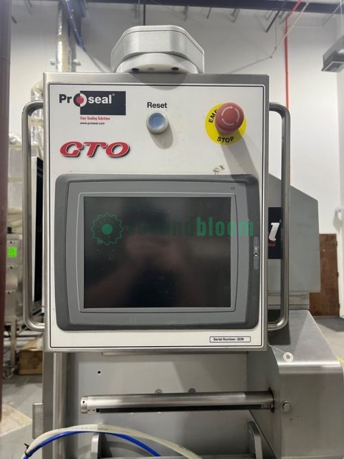 Proseal GTO control panel with touch screen interface