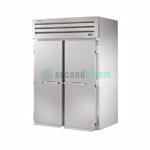 Front view of True 2-Door Stainless Steel Roll-In Freezer, Model TG2FRI – 2S