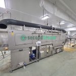 LIMEX industrial tunnel washer ventilation hood and exhaust system in stainless steel construction