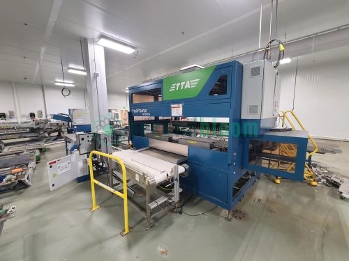 TTA PackPlanter Wireless front view showing multi-head transplanting mechanism and conveyor belt