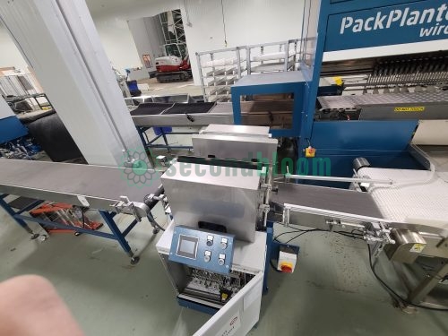 TTA Stacker specification plate showing model OST-14089-1 serial number and technical details
